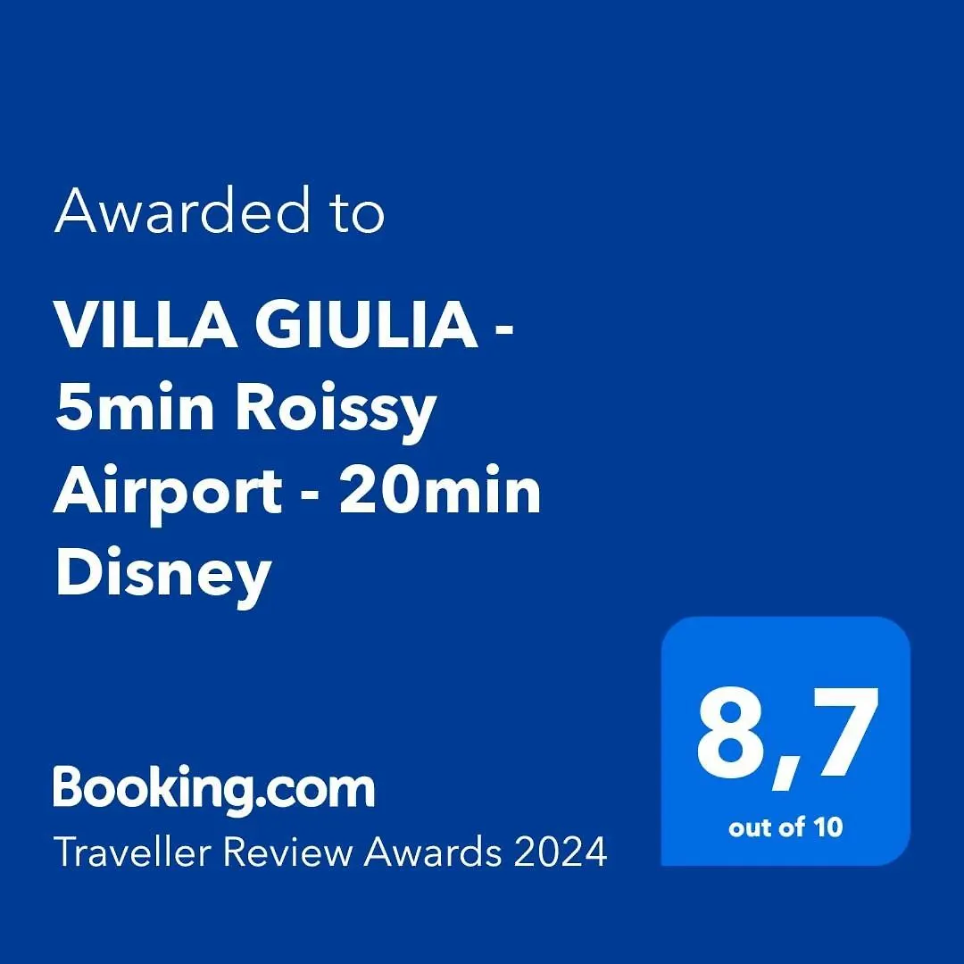 Villa Giulia 4-Star 5Min Cdg Airport - 20Min Disney Gressy 0*,